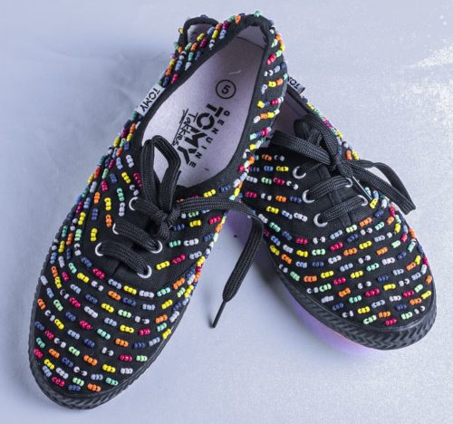 Beaded Shoes - Black