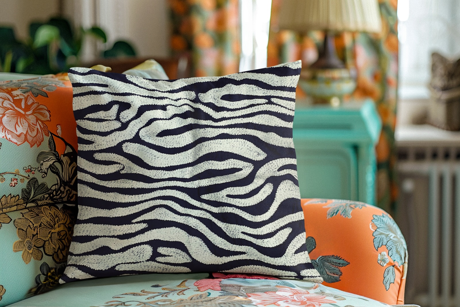 Zebra Cushion Cover